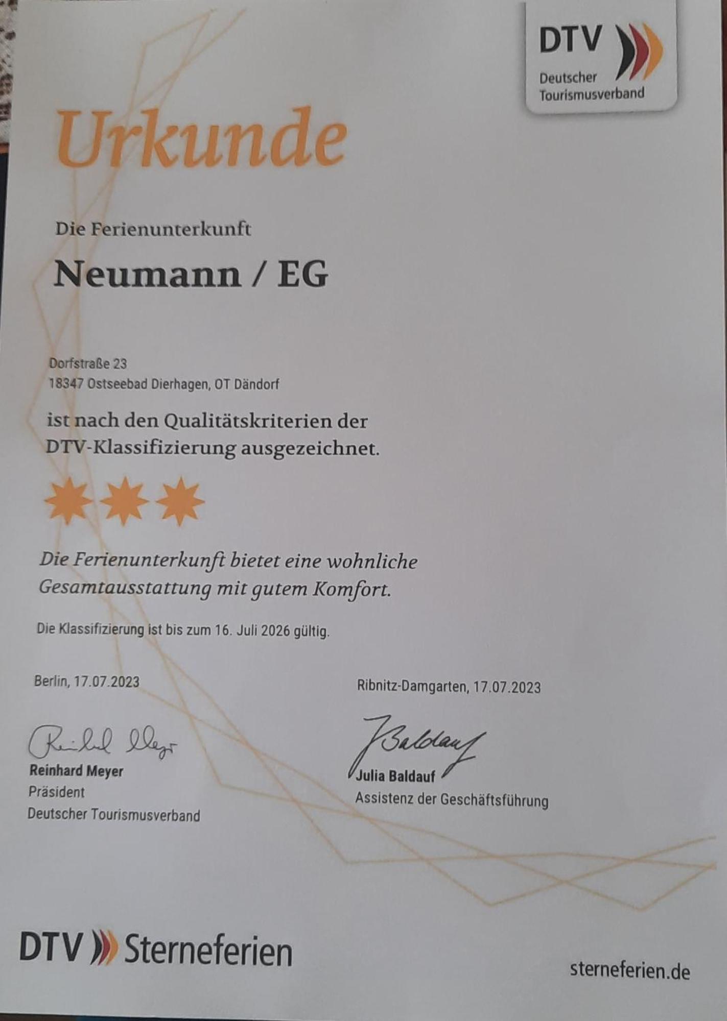 3***Ferienwohnungen Neumann Dandorf Екстер'єр фото